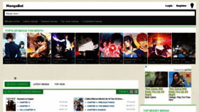 What Mangabat.com website looked like in 2020 (4 years ago)