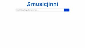 What Musicjinni.net website looked like in 2020 (4 years ago)