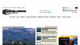 What Maritimeprofessional.com website looked like in 2020 (4 years ago)