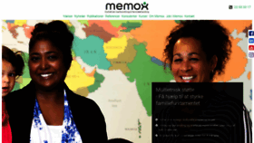 What Memox.dk website looked like in 2020 (4 years ago)