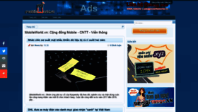 What Mobileworld.vn website looked like in 2020 (4 years ago)