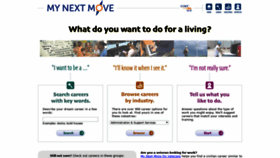 What Mynextmove.org website looked like in 2020 (4 years ago)