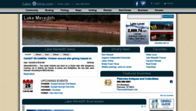 What Meredith.uslakes.info website looked like in 2020 (4 years ago)