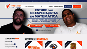 What Matematicaprapassar.com.br website looked like in 2020 (4 years ago)