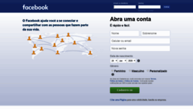 What M.facebook.com.br website looked like in 2020 (4 years ago)