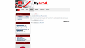 What Myjurnal.my website looked like in 2020 (4 years ago)