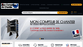 What Moncompteurdechantier.com website looked like in 2020 (4 years ago)