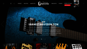 What Magazyngitarzysta.pl website looked like in 2020 (4 years ago)