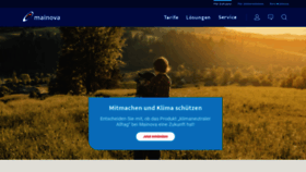 What Mainova.de website looked like in 2020 (4 years ago)
