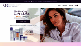 What Meaningfulbeauty.com website looked like in 2020 (4 years ago)