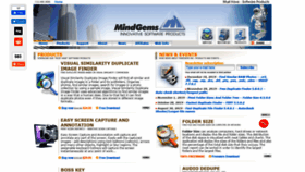What Mindgems.com website looked like in 2020 (4 years ago)