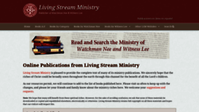 What Ministrybooks.org website looked like in 2020 (4 years ago)