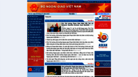 What Mofa.gov.vn website looked like in 2020 (4 years ago)