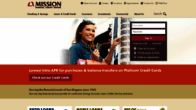 What Missionfed.com website looked like in 2020 (4 years ago)