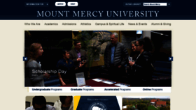 What Mtmercy.edu website looked like in 2020 (4 years ago)