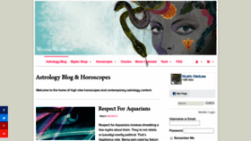 What Mysticmedusa.com website looked like in 2020 (4 years ago)