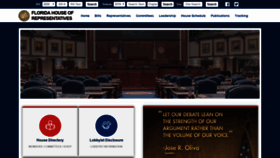 What Myfloridahouse.gov website looked like in 2020 (4 years ago)