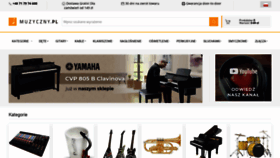 What Muzyczny.pl website looked like in 2020 (5 years ago)