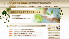 What Meneki-biyo.net website looked like in 2020 (5 years ago)