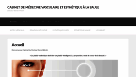 What Medecineesthetique-labaule.fr website looked like in 2020 (4 years ago)
