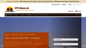 What Mti-reisen.de website looked like in 2020 (4 years ago)