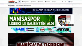 What Manisahaberleri.com website looked like in 2020 (4 years ago)