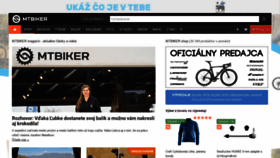 What Mtbiker.sk website looked like in 2020 (4 years ago)
