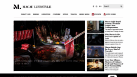 What Macaulifestyle.com website looked like in 2020 (4 years ago)