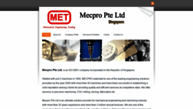 What Mecprosg.com website looked like in 2020 (4 years ago)
