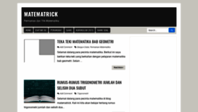 What Matematrick.com website looked like in 2020 (4 years ago)