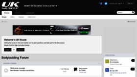 What Musclechat.co.uk website looked like in 2020 (4 years ago)