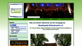 What Mk-wohmbrechts.de website looked like in 2020 (4 years ago)