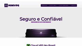 What Minivps.com.br website looked like in 2020 (4 years ago)
