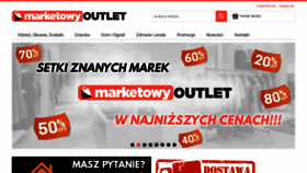 What Marketowyoutlet.pl website looked like in 2020 (4 years ago)