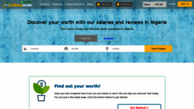 What Mysalaryscale.com website looked like in 2020 (4 years ago)