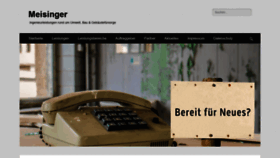 What Meisinger-ingenieurleistungen.de website looked like in 2020 (4 years ago)