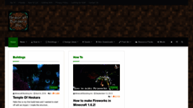 What Minecraftbuildinginc.com website looked like in 2020 (4 years ago)
