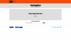 What Metapicz.com website looked like in 2020 (4 years ago)