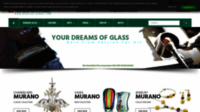 What Murano-store.com website looked like in 2020 (6 years ago)