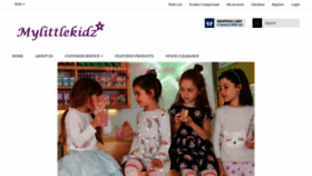 What Mylittlekidz.com website looked like in 2020 (4 years ago)