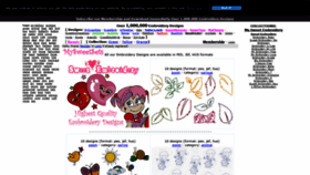 What Mysweetembroidery.com website looked like in 2020 (4 years ago)