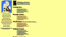 What Mhweb.org website looked like in 2020 (4 years ago)