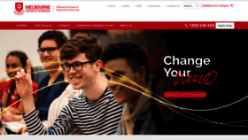 What Mit.edu.au website looked like in 2020 (4 years ago)