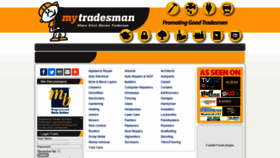 What Mytradesman.co.nz website looked like in 2020 (4 years ago)