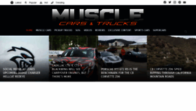 What Musclecarsandtrucks.com website looked like in 2020 (4 years ago)
