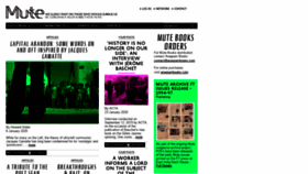 What Metamute.org website looked like in 2020 (4 years ago)
