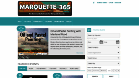 What Marquette365.com website looked like in 2020 (4 years ago)