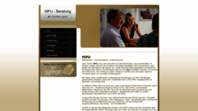 What Mpu-online.de website looked like in 2020 (4 years ago)