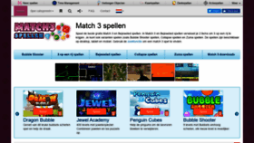 What Match3spellen.nl website looked like in 2020 (4 years ago)