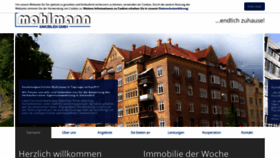 What Mahlmann.de website looked like in 2020 (4 years ago)